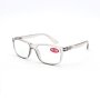 Reading Glasses Trendy With Pouch Grey 1.50