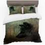 Vintage Wolf Duvet Cover Set Queen