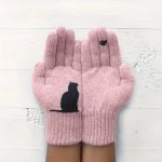 Thick Knit Gloves – Cat TKG2