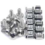 M6 Server Rack Screws And Cage Nuts 10-PACK