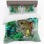 Jungle Jaguar Duvet Cover Set King