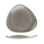 Churchill Peppercorn Grey Triangle Plate 22.9CM - Set Of 12 - 22.9 Cm