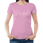 Ladies Cotton T-Shirt Printed - Light Pink - Light Pink 3XL Ladies - Shorts