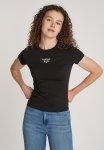 Tommy Hilfiger Tjw Slim Essential LOGO1 Tee Ext - Black