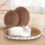 Durable Cat Scratching Board Integrated With Cat Bed Protecting The Sofa From Being Scratched By Cats Large Oval Cat Scratching Post