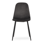 @home Fuga Dining Chair Luxguard Velvet Anthracite