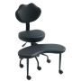 Cross Legged Office Chair With Adjustable Height Swivel Desk Chair