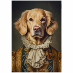 Deco Print Baroque Golden Retriever