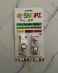 New Snapz 3 In 1 Dummy Clip Grey Elephant