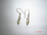 Peridot .925 Sterling Silver Earrings STSE32