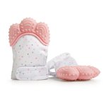 Snookums Teething Mitten Pink