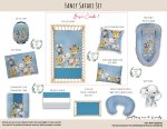 Cot Duvet Bedding Fancy Safari Set