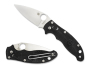 Manix Spyderco 2 LTW Plain Edge Black
