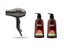 Argan Oil Hair Care Set 350ML With Parlux Advanced 2200W Dryer - Black