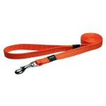 Rogz Utility Reflective Classic Lead - Fanbelt Large Orange