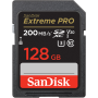 SanDisk Extreme Pro Sd Uhs I 128GB Card For 4K Video 200MB/S Read & 140MB/S Write