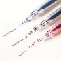 3PCS Diamond Tip Gel Pens 0.38MM Fine Point Large Capacity Smooth Writing For Office And School Black Ink