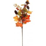 Autumn Pumpkin And Berry Stick 20X5X40CM Orange