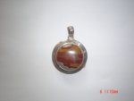 Noreena Deva Jasper .925 Sterling Silver Pendant