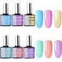 Gel Nail Polish Kit Set Of 6 Unicorn