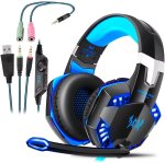 Gaming Headphones With MIC + LED Light- Noise Canceling Pro Headsets – Gc