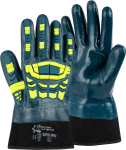 Cut Master Satho Inpax Gloves - Navy black yellow 10