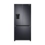 French Door Fridge With Drawer And Twin Cooling System - Gentle Black