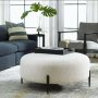 Levi Plush Ottoman