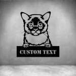 Burmese With Custom Text - 450MM Grey