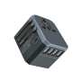 GIZZU Quad-usb Type-c 5.6A Universal Travel Adapter - Black GTA1428
