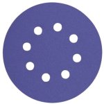 740 Ceramic 125MM Sanding Discs With 8-HOLES 40 To 400 Grit - 400 Box Of 100