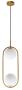 K Light Double Luna Pendant Light Gold