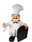 Chef With Menu Board 21X14X37CM