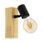Townshend Metal And Wood Wall Light Black