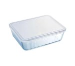 Pyrex Cook & Freeze Rect Dish With Plastic Lid 1.5 Lt