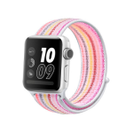 Kd Nylon Apple Watch Strap For 38 40MM Pink Rainbow