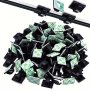 50pcs Adhesive Cable Clips Wire Clips Cable Wire Management Wire Cable Holder Clamps Cable Tie Holder For Car Office And Home