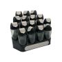 Spice Rack 16 Jars On Black Stand