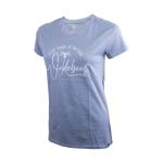 Ladies Curved Tone Puff Tee - Storm - 3XL