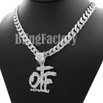 Jewelry For Iced Only The Family Otf Pendant & 10MM 24" Miami Cuban Chain Hip Hop Necklace STYLE-2345908-5949