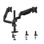 Dual Monitor Mount 34 Gas Spring Arm Pole Stand Max Height 695MM