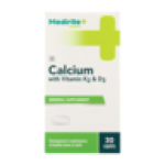 Calcium With Vitamin K2 & D3 Tablets 30 Pack