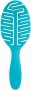 Basics Hairbrush Tpr Flex Head - Turquoise