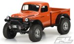 – 1 10 1946 Dodge Power Wagon Clear Body 12.3" 313MM Wb Crawlers