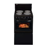 UNIVA 4 Plate Stove Solid Compact Blk