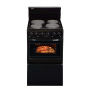 UNIVA 4 Plate Stove Solid Compact Blk