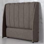 Damira Upholstered Wingback Headboard Three Quarter Monaco-tiramisu