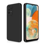 Liquid Silicone Back Case Compatible With Samsung Galaxy A32 4G - Black