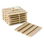 Slatted Coaster Set