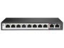 NexGen Computing 8 Port Fast Ethernet PoE 96W 2 Gigabit Switch